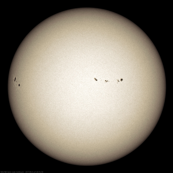 Sun on 21 Aug 2017